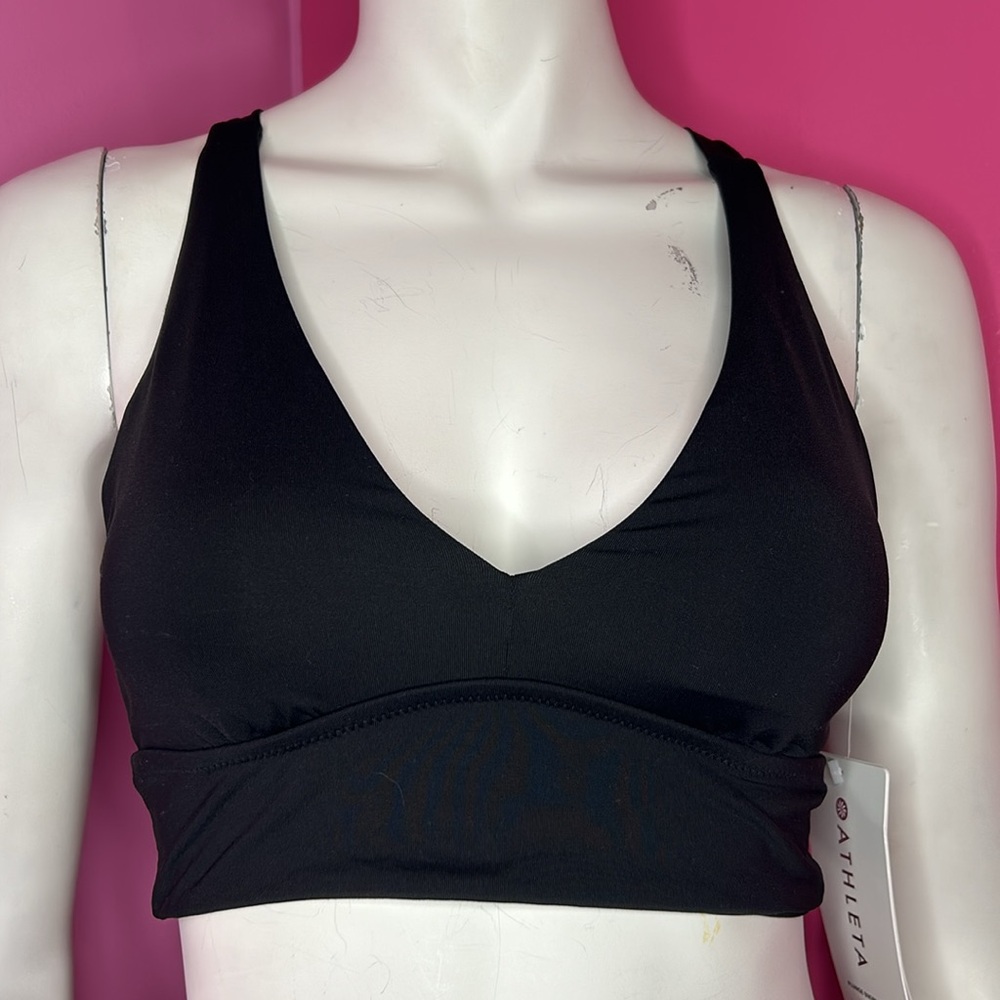 Athleta plunge bikini top black size S & XS